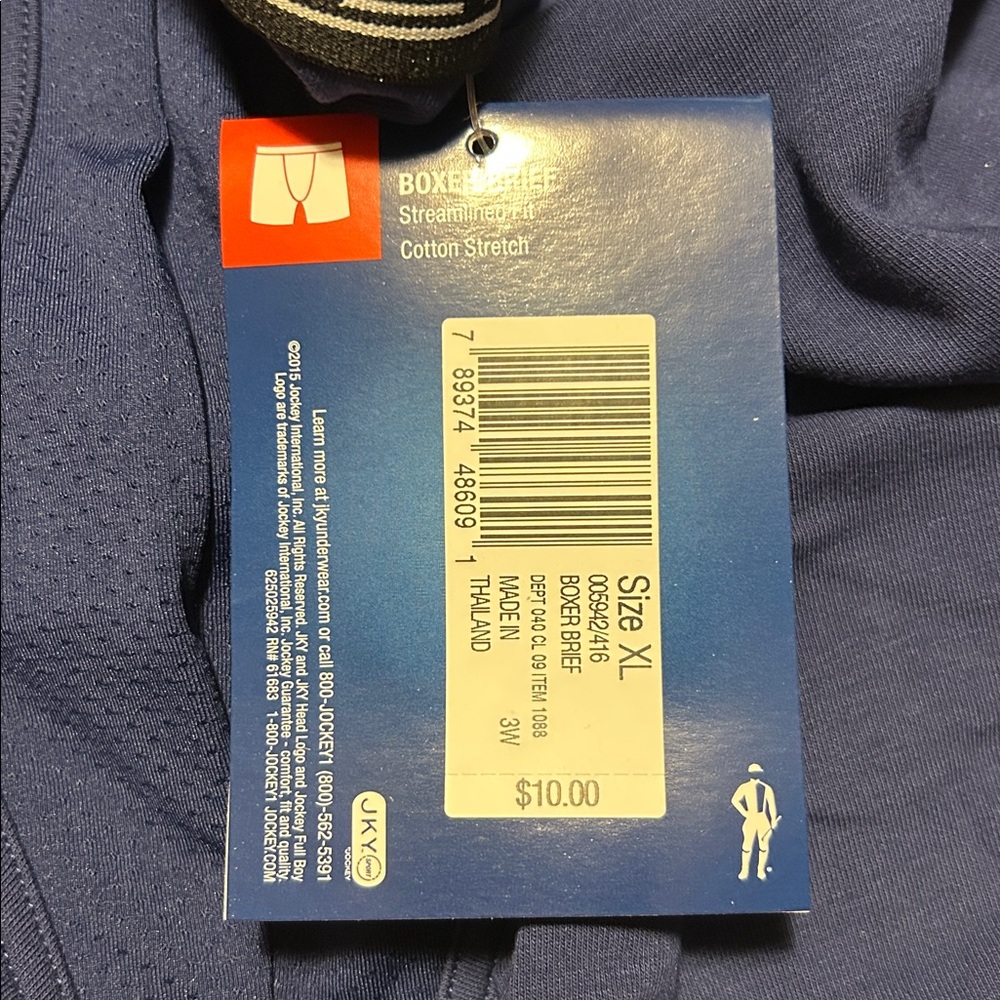 Jockey Men's Boxer Briefs - Navy, Gray, Black
31 pairs in total. - Picture 4 of 8
